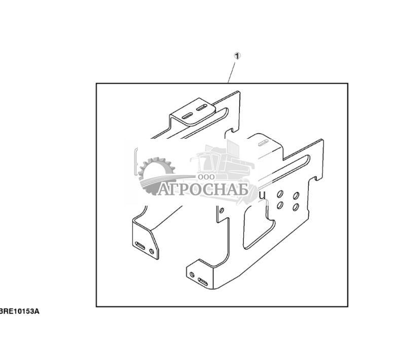 Навесное оборудование, кронштейн переднего вспомогательного ящика - ST785582 438.jpg